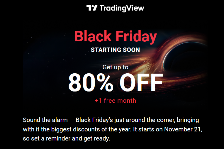 TradingView Black Friday Sale