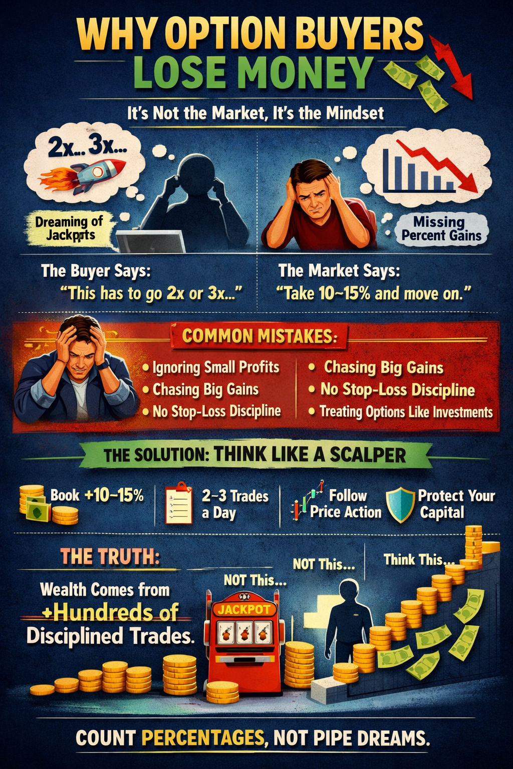 Why Option Buyers Lose Money – Reality which no one tells